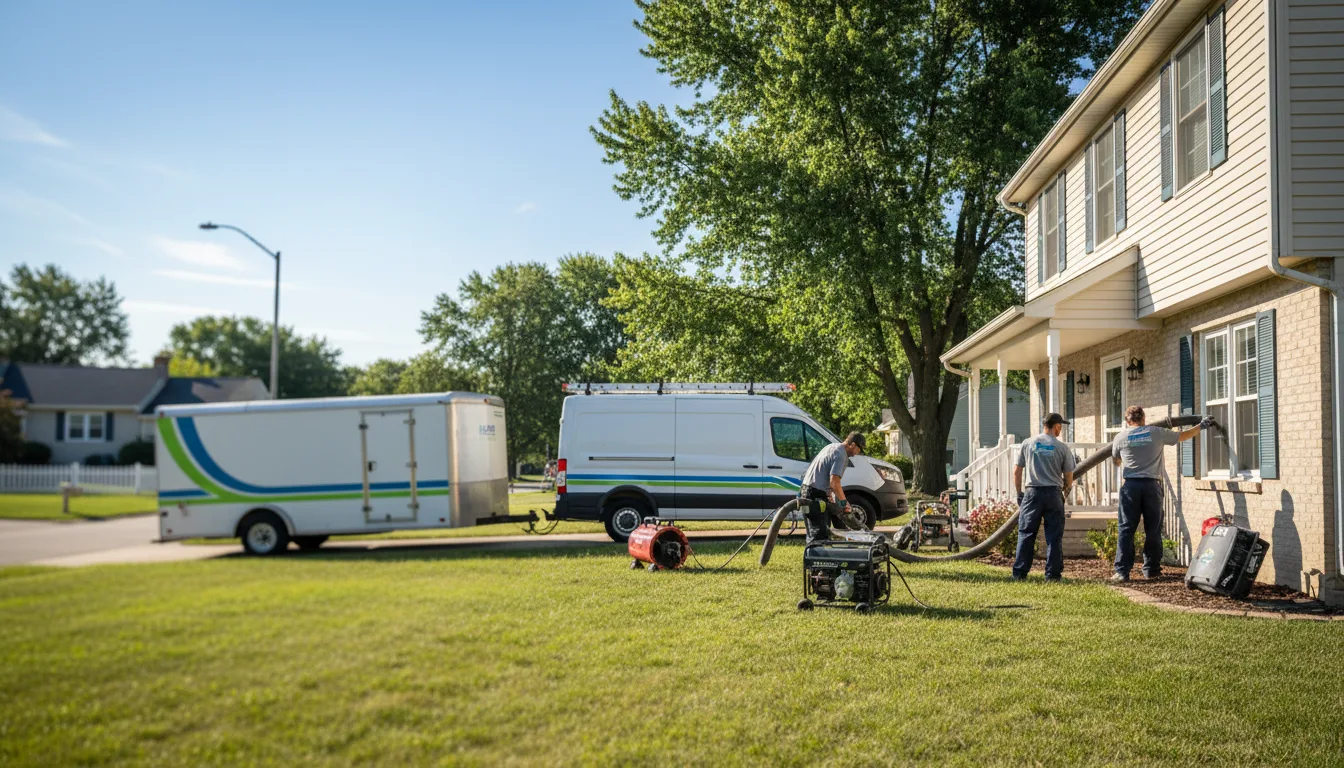 Flooded Basement Restoration And Cleanup With Repair in Harwood, ND near me